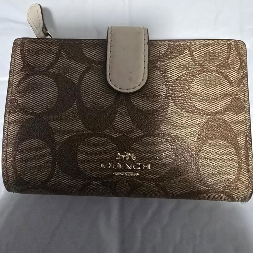 Coach Tan Signature Wallet